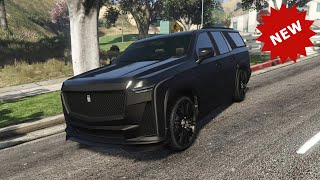 GTA 5 Online  DLC Vehicle Customization  Albany Cavalcade XL Cadillac Escalade V [upl. by Cohbert]