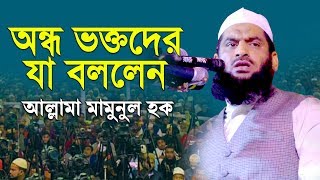 অন্ধ ভক্তদের যা বললেন আল্লামা মামুনুল হক । Allama Mamunul Haque । New Waz 2020 [upl. by Notlehs]