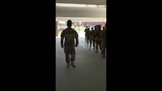 Basic Training Marching Cadence I Left My Home [upl. by Adnawal]