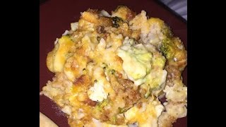 CHICKEN BROCCOLI AND RICE CASSEROLE [upl. by Eibbob84]