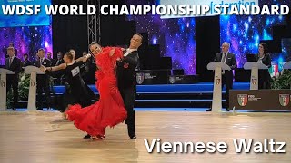 2022 WDSF World Championship  Round of 24 VIENNESE WALTZ [upl. by Uokes]