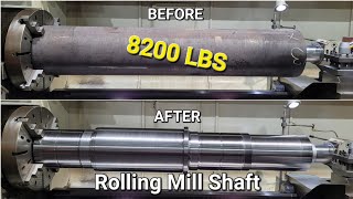 Rolling Mill Shaft  KENNAMETAL FIX8  Hankook CNC LATHE [upl. by Gypsy525]