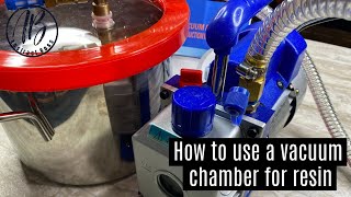 How to use a vacuum pot for resin [upl. by Cirdahc]