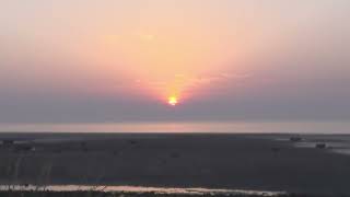 Morecambe Sunset A beautiful sunset over Morecambe Bay from Hest Bank railway crossing Rhapsody [upl. by Ranson675]