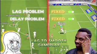 Fix Lag And Delay Problem In Efootball Mobile 🤩 In Just Minutes [upl. by Rolat707]