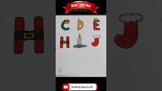 Christmas drawing  Christmas drawing A to z  Christmas ki drawing  christmas drawings shorts [upl. by Ellerud]