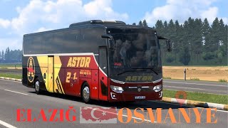 ETS2 Elazığdan Osmaniyeye Otobüs Yolculuğu –Unutulmaz Anlar [upl. by Jacklyn392]