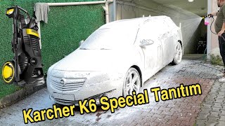 Karcher K6 Special Kutu Açılımı ve İlk Kullanım Ek aparatlar ile [upl. by Annaeoj]