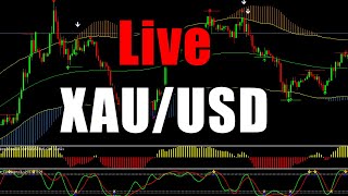 Live on XAUUSD and EURUSD Signals Forecast Outlook Potential Trade Gold [upl. by Nesta]