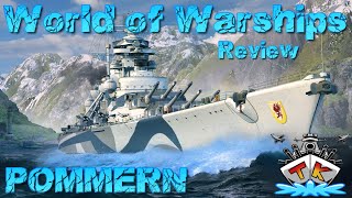 POMMERN quotDeutsche Schrotflintequot T9GERBB quotReviewquot in World of Warships in Deutsch mit Gameplay [upl. by Ahseikal]