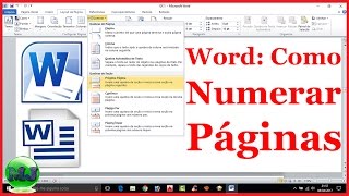 WORD  Como Numerar Páginas no Word a Partir de uma Página Escolhida [upl. by Tdnarb]