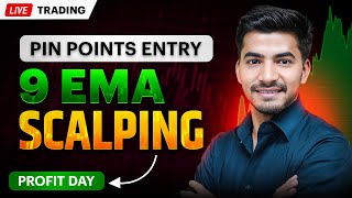 LIVE Scalping with 9 EMA – How to Spot Pinpoint Entries [upl. by Enialb]