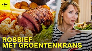 Rosbief in de Airfryer met krielpatatjes groenten en chimichurri  Sofie Dumont [upl. by Herrmann348]