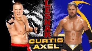 WWE Mashup Brock Lesnar amp Curtis Axel [upl. by Ayihsa]