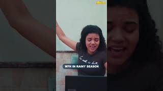 Rainy Season vanthale Work from Home kuduththuraanga comedy araathugirl entertainment funny [upl. by Mera]