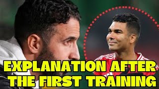 Casemiro’s Surprising Reaction After Ruben Amorim’s First Man United Training  Manchester news [upl. by Greabe]