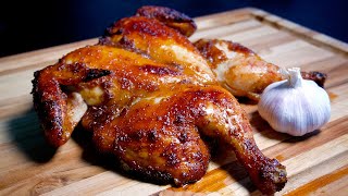 Garlic Roast Chicken 蒜香烤鸡  Grilled Chicken  Roasted Chicken  BBQ [upl. by Jak169]