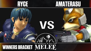 MNM 428  Winners Bracket  Ryce Marth VS Amaterasu Fox  SSBM [upl. by Ietta204]