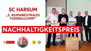 1 klimaneutrales Fußballcamp  SC Harsum  NFVNachhaltigkeitspreis [upl. by Pollak]