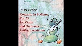 Oskar Rieding Violin Concerto in B minor  Orchestra PlayAlong [upl. by Ammadas]