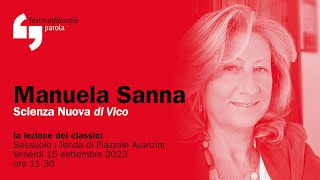 Manuela Sanna  Scienza Nuova  festivalfilosofia 2023 [upl. by Selhorst]