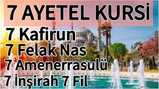 Ayetel Kürsi  Amenerrasulü  Kafirun  İhlas  Felak Nas ve Fatiha SURELERİ [upl. by Eimmij918]