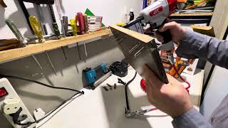 Converting an air nailer to a cordless one تبدیل میخکوب بادی به شارژی [upl. by Yennor51]