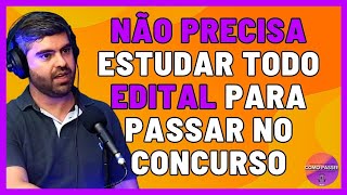 A Estratégia Para Estudar O Cronograma dos Editais e Passar na Prova [upl. by Thier]