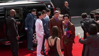 BTS Arrives At The GRAMMYs  2022 GRAMMYs [upl. by Beau452]