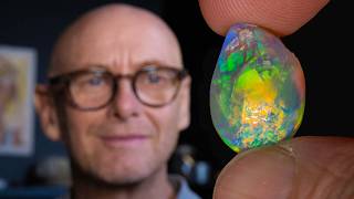 Turning a fossil into the best crystal opal I have ever cut [upl. by Clellan]