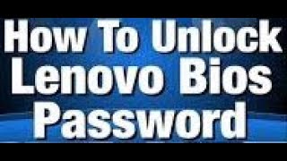 Lenovo Bios Password Unlock Karna Sikhen [upl. by Irehj]