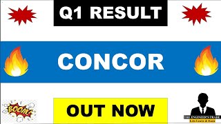 Concor Q1 Results 2025  concor results today  concor share latest news  concor share  concor [upl. by Adachi397]