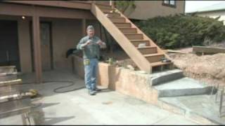 How to Build a Deck  Building a Deck Stair Posts [upl. by Fairfax]