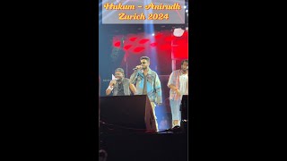 Anirudh Live Concert  Hukum World Tour 2024  Aaluma Doluma  Thala Ajith  Vedalam  b2clicks [upl. by Assirrac145]