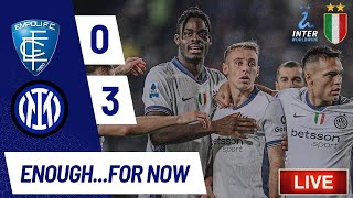 EMPOLI 03 INTER  JOB DONE IN ROUTINE WIN  LIVE MATCH REACTION [upl. by Ricker]