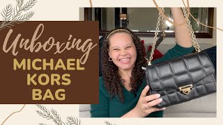 Michael Kors Soho Large Leather Bag  Unboxing Review and Details [upl. by Isus]