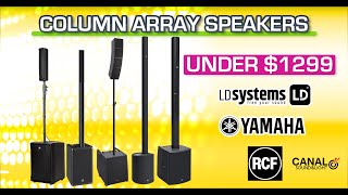 Column Array Speakers under 1299 Review LD Systems RCF Yamaha [upl. by Ettesel431]