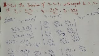 Jacobian Matrix part 2 in Engineering mathematics 1tamil [upl. by Aioj720]