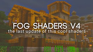 Final Update  FOG Shaders V4  Last Update   Review  Minecraft PE [upl. by Aenea]