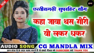 Kaha Java Thas Gori Vo Lakar Dhakar  Cg Remix Song  Dj Mandla Remix  Dj Pradeep Official [upl. by Arammat]