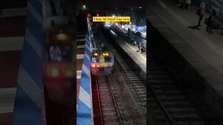 Churchgate  Virar AC local top view at Bhayander railway station [upl. by Arehahs777]