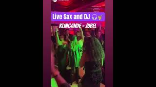 Klingande Jubel sax cover  Wedding gig [upl. by Kallman225]