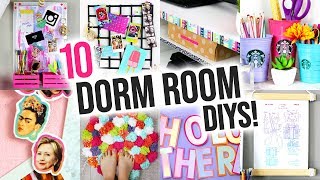 10 Easy DIY Dorm Room Decorations [upl. by Risley]