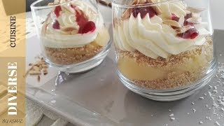 Desert with Leftover Cream ديسير سهل بإستخدام بقايا الكريمة [upl. by Diarmuid391]