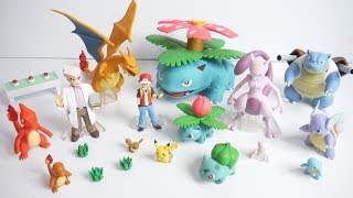 オーキド博士セット ポケモンスケールワールド カントー地方 開封 プレミアムバンダイ限定 ポケモン Pokemon scale world Figure ポケットモンスター 食玩 candy toys [upl. by Nealey]