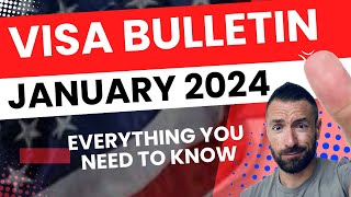 Good News January 2024 Visa Bulletin Explained [upl. by Anwahs]