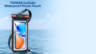 TORRAS IPX8 Waterproof Phone Pouch Floating Underwater Screen Touchable Waterproof Phone Case [upl. by Studnia]