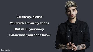 Zayn Malik  Rainberry Lyrics [upl. by Apollo]