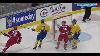 Russia  Sweden 41 █ WJC 2015 SemiFinal █ МЧМ 12 финал █ Россия Швеция [upl. by Aicnilav]