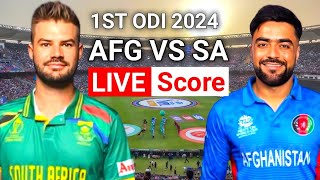 Afghanistan vs South Africa Live Match Today  AFG vs SA Live Match Today  PTV Sports Live 1st ODI [upl. by Henriha]